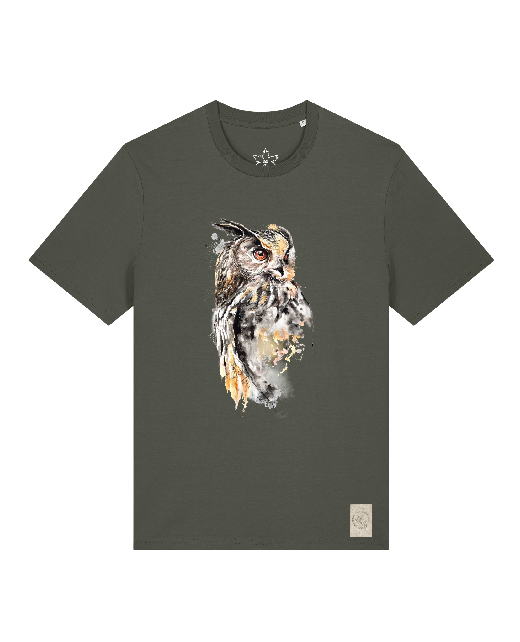 bio-unisex-medium fit-tshirt-eule-sttu169-grunkohl-front