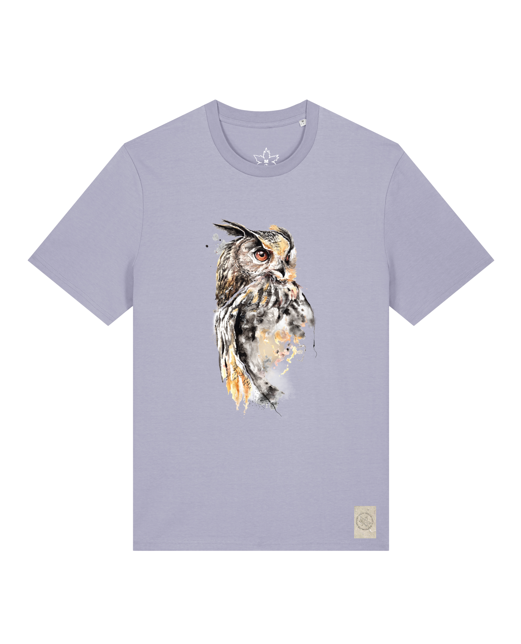 bio-unisex-medium fit-tshirt-eule-sttu169-lavender-front