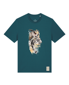 bio-unisex-medium fit-tshirt-eule-sttu169-nordmanntanne-front