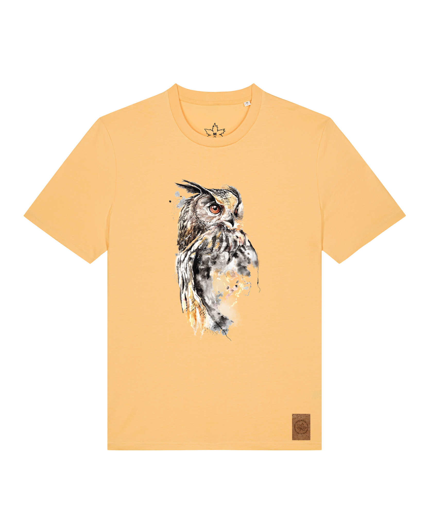 bio-unisex-medium fit-tshirt-eule-sttu169-senfkorn-front