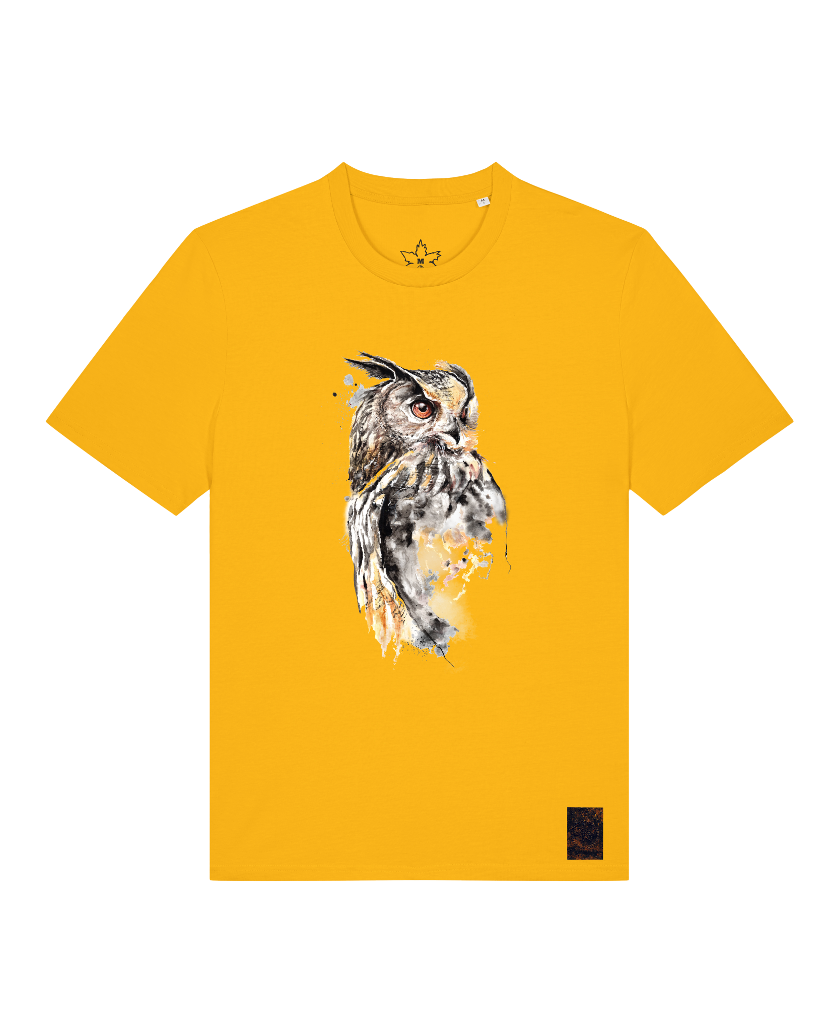 bio-unisex-medium fit-tshirt-eule-sttu169-sonnenblume-front