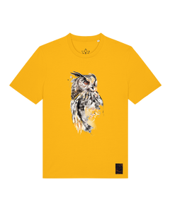 bio-unisex-medium fit-tshirt-eule-sttu169-sonnenblume-front