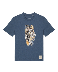 bio-unisex-medium fit-tshirt-eule-sttu169-walblau-front
