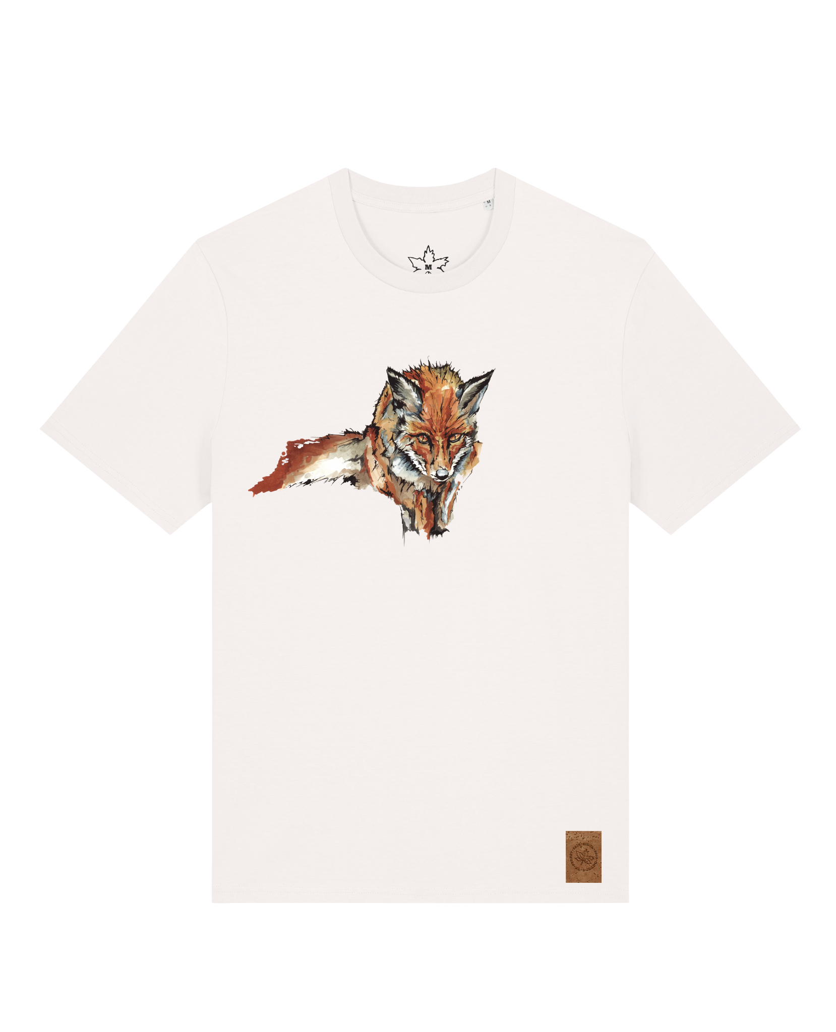 bio-unisex-medium fit-tshirt-fox views-sttu169-bio ei-front