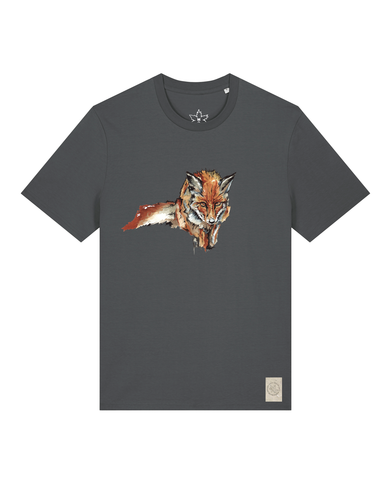 bio-unisex-medium fit-tshirt-fox views-sttu169-eisen-front