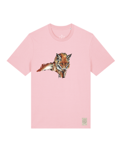 bio-unisex-medium fit-tshirt-fox views-sttu169-flamingo-front