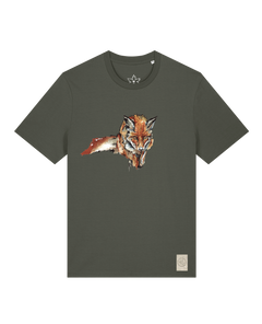 bio-unisex-medium fit-tshirt-fox views-sttu169-grunkohl-front