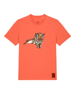 bio-unisex-medium fit-tshirt-fox views-sttu169-mandarine-front