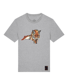 bio-unisex-medium fit-tshirt-fox views-sttu169-mausgrau-front