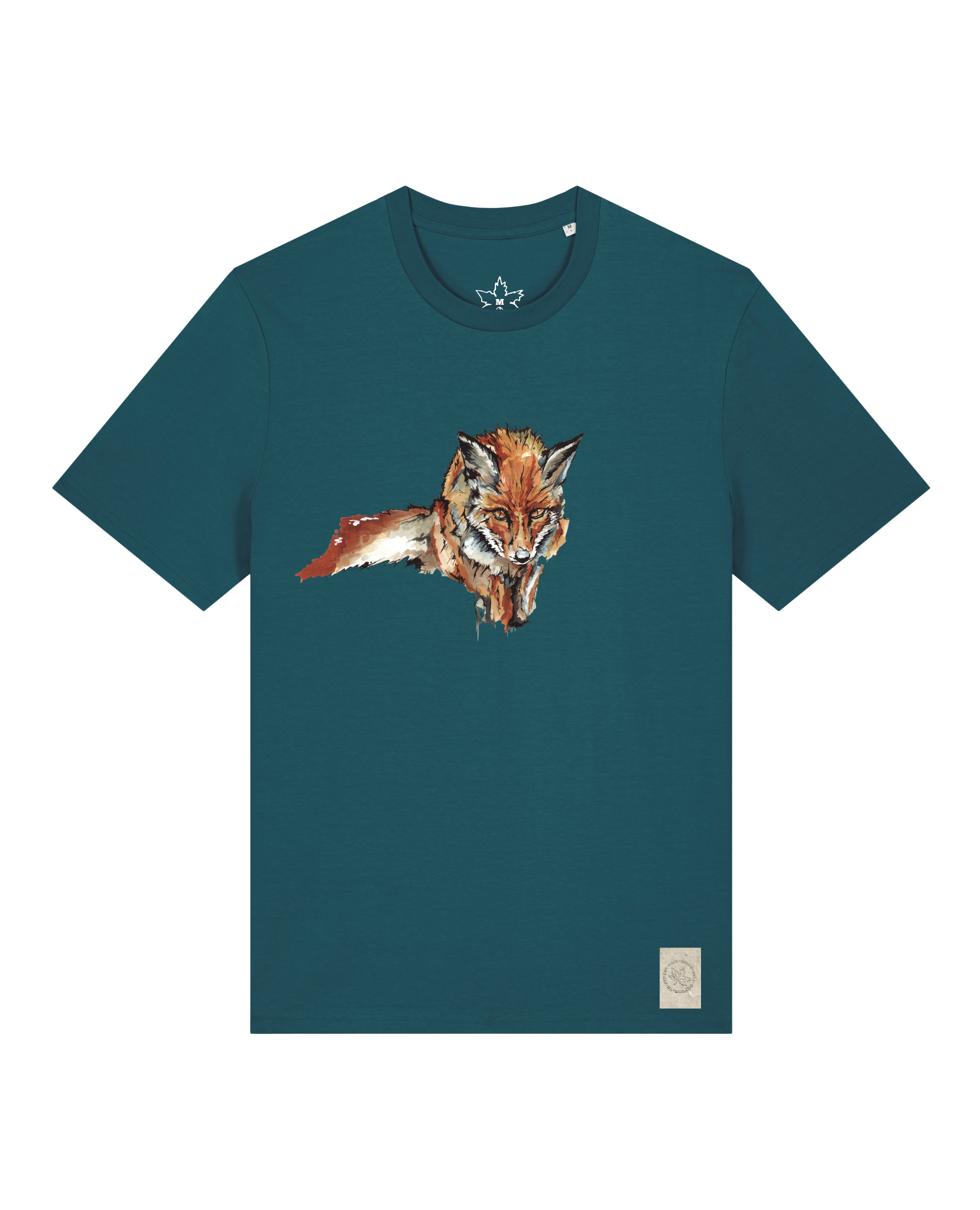 bio-unisex-medium fit-tshirt-fox views-sttu169-nordmanntanne-front