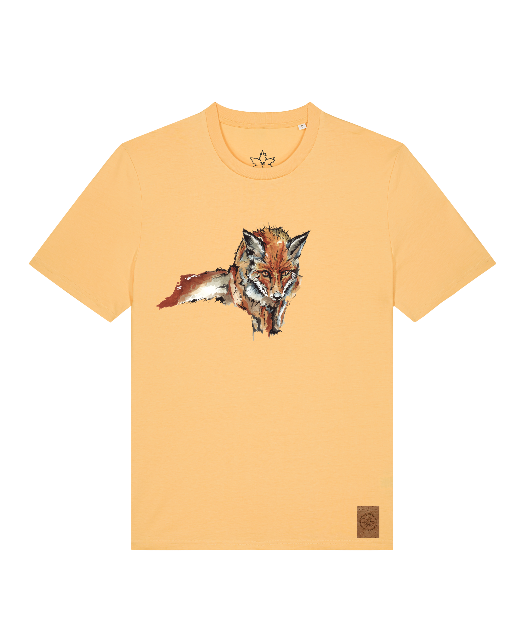 bio-unisex-medium fit-tshirt-fox views-sttu169-senfkorn-front