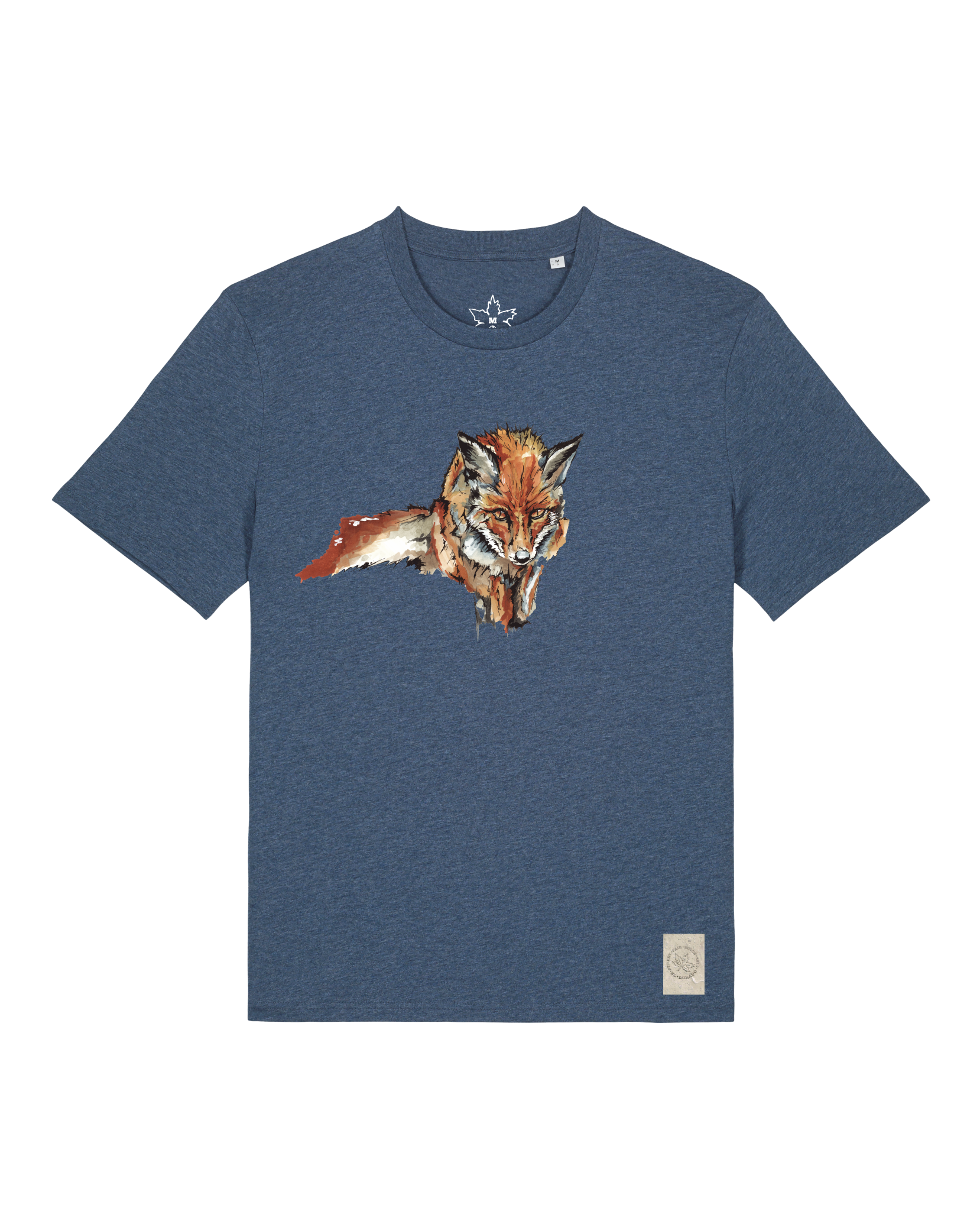 bio-unisex-medium fit-tshirt-fox views-sttu169-walblau-front