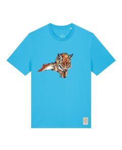 bio-unisex-medium fit-tshirt-fox views-sttu169-wasserblau-front
