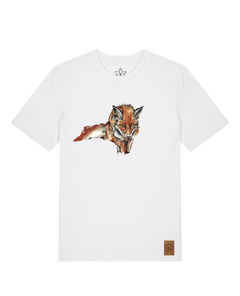 bio-unisex-medium fit-tshirt-fox views-sttu169-weiß-front