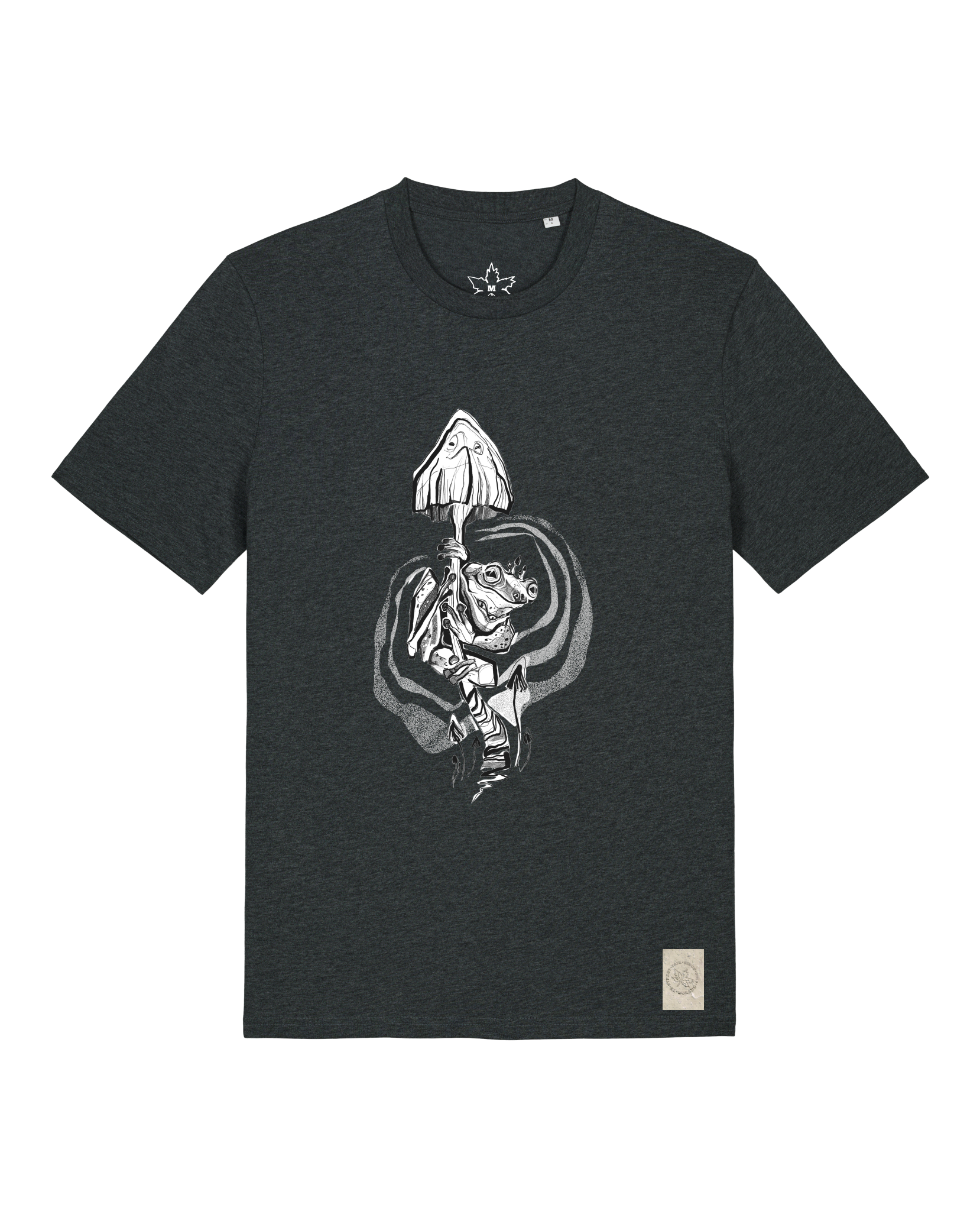 bio-unisex-medium fit-tshirt-frosch auf pilz-sttu169-elephant-front