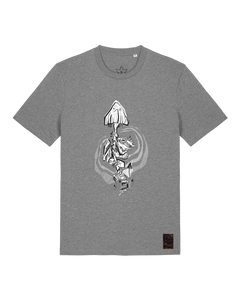 bio-unisex-medium fit-tshirt-frosch auf pilz-sttu169-opossum-front