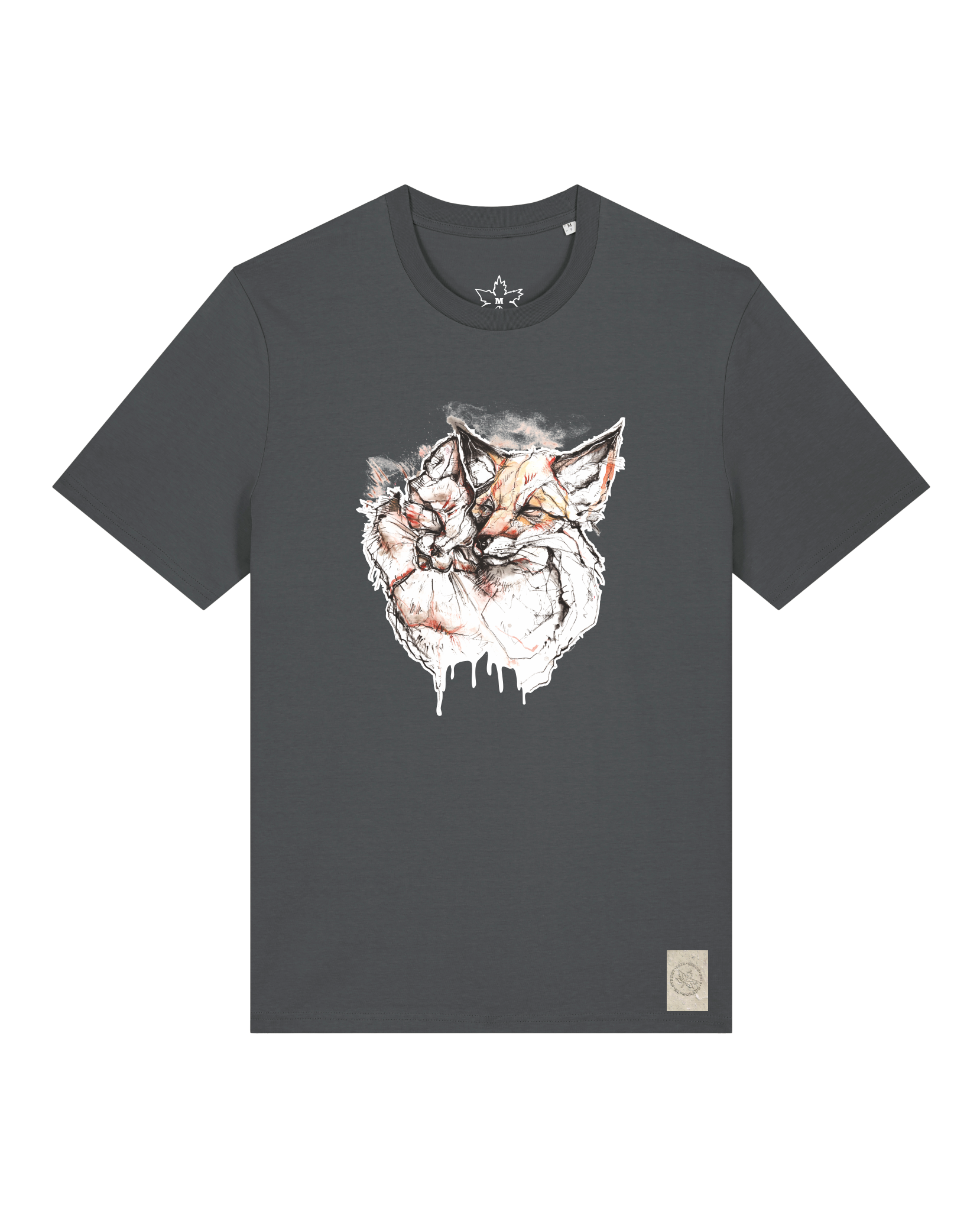 bio-unisex-medium fit-tshirt-fuchspaar-sttu169-eisen-front