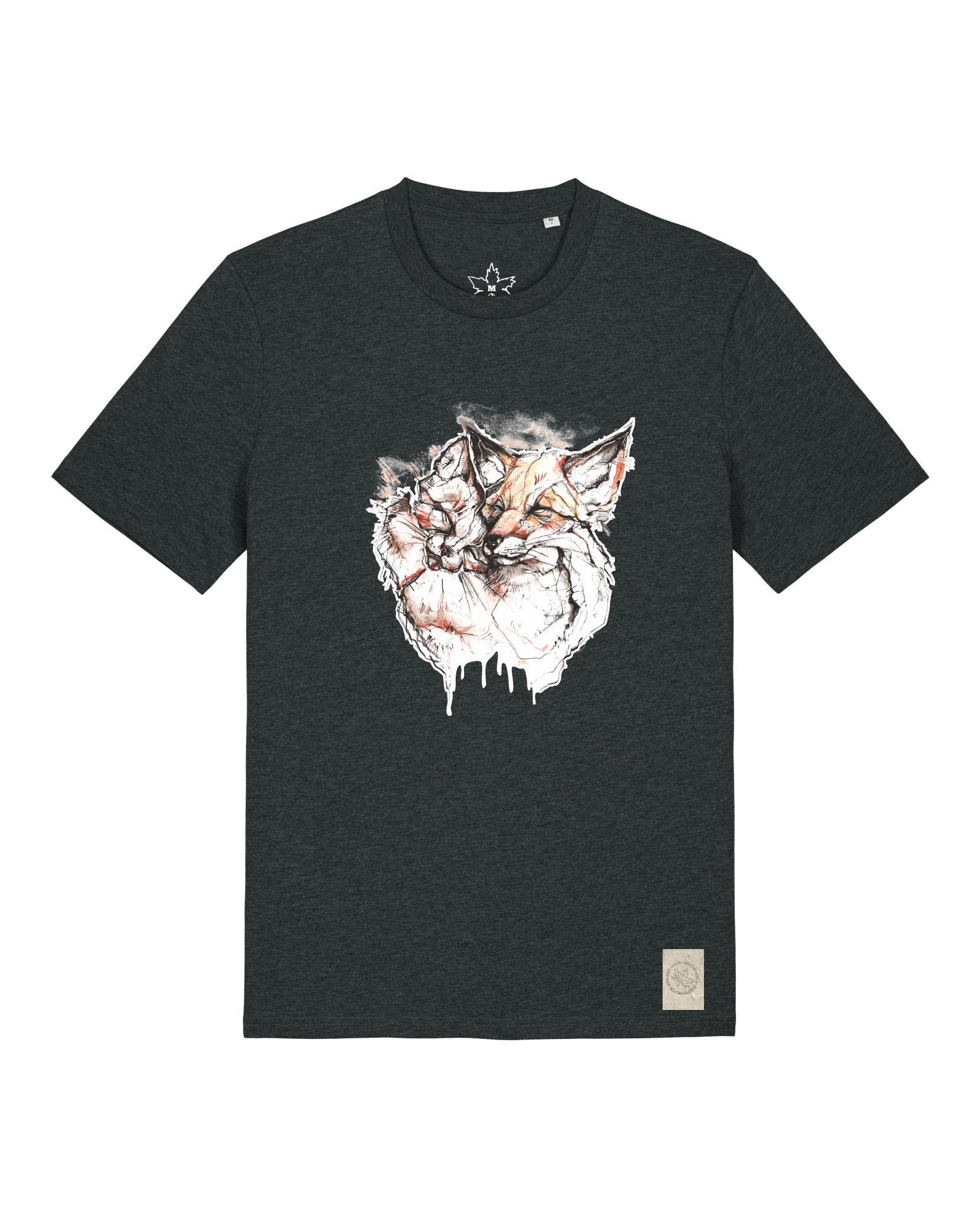 bio-unisex-medium fit-tshirt-fuchspaar-sttu169-elephant-front