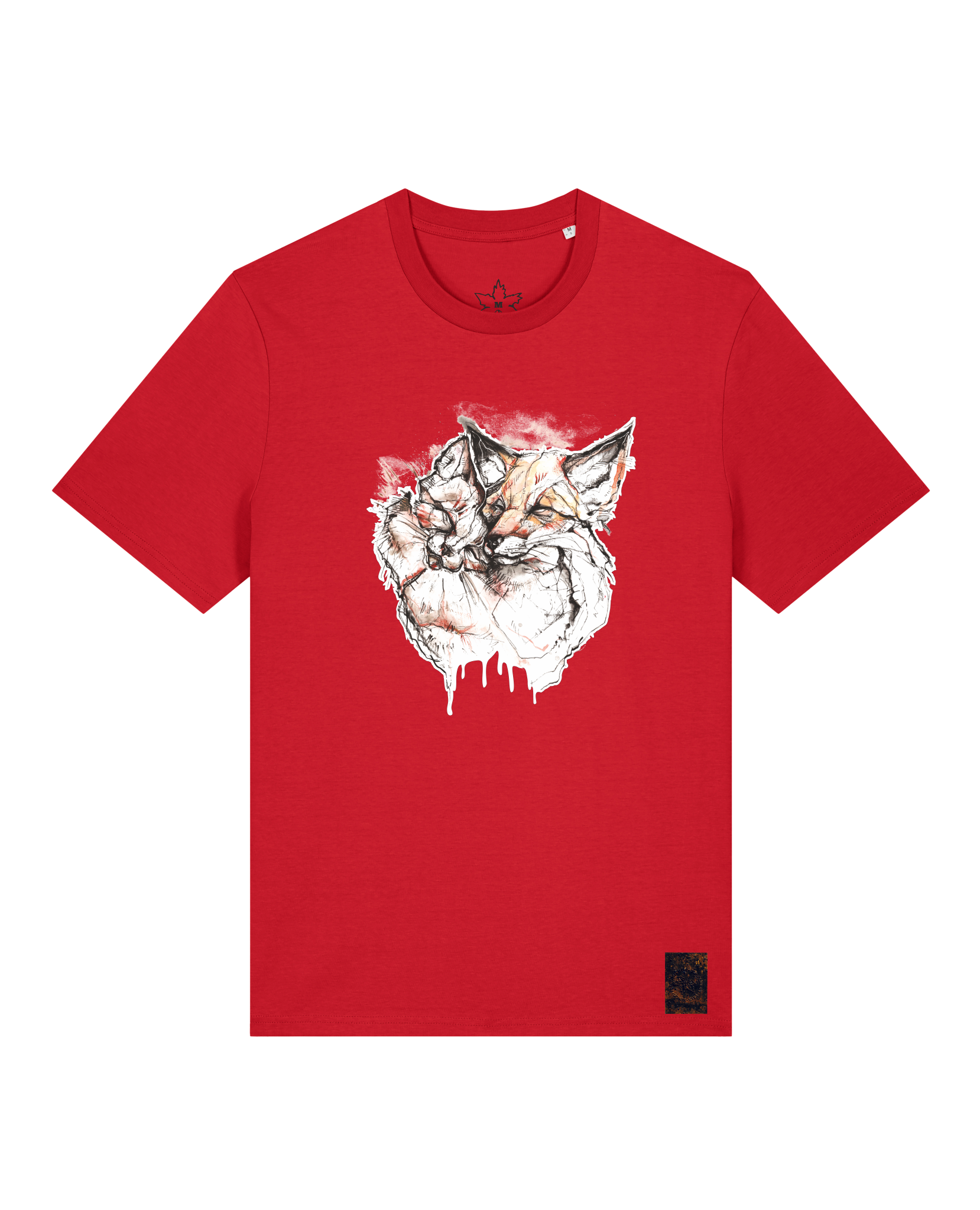 bio-unisex-medium fit-tshirt-fuchspaar-sttu169-erdbeere-front