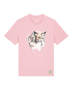 bio-unisex-medium fit-tshirt-fuchspaar-sttu169-flamingo-front