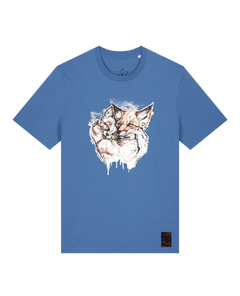 bio-unisex-medium fit-tshirt-fuchspaar-sttu169-hortensie-front