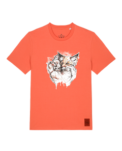bio-unisex-medium fit-tshirt-fuchspaar-sttu169-mandarine-front