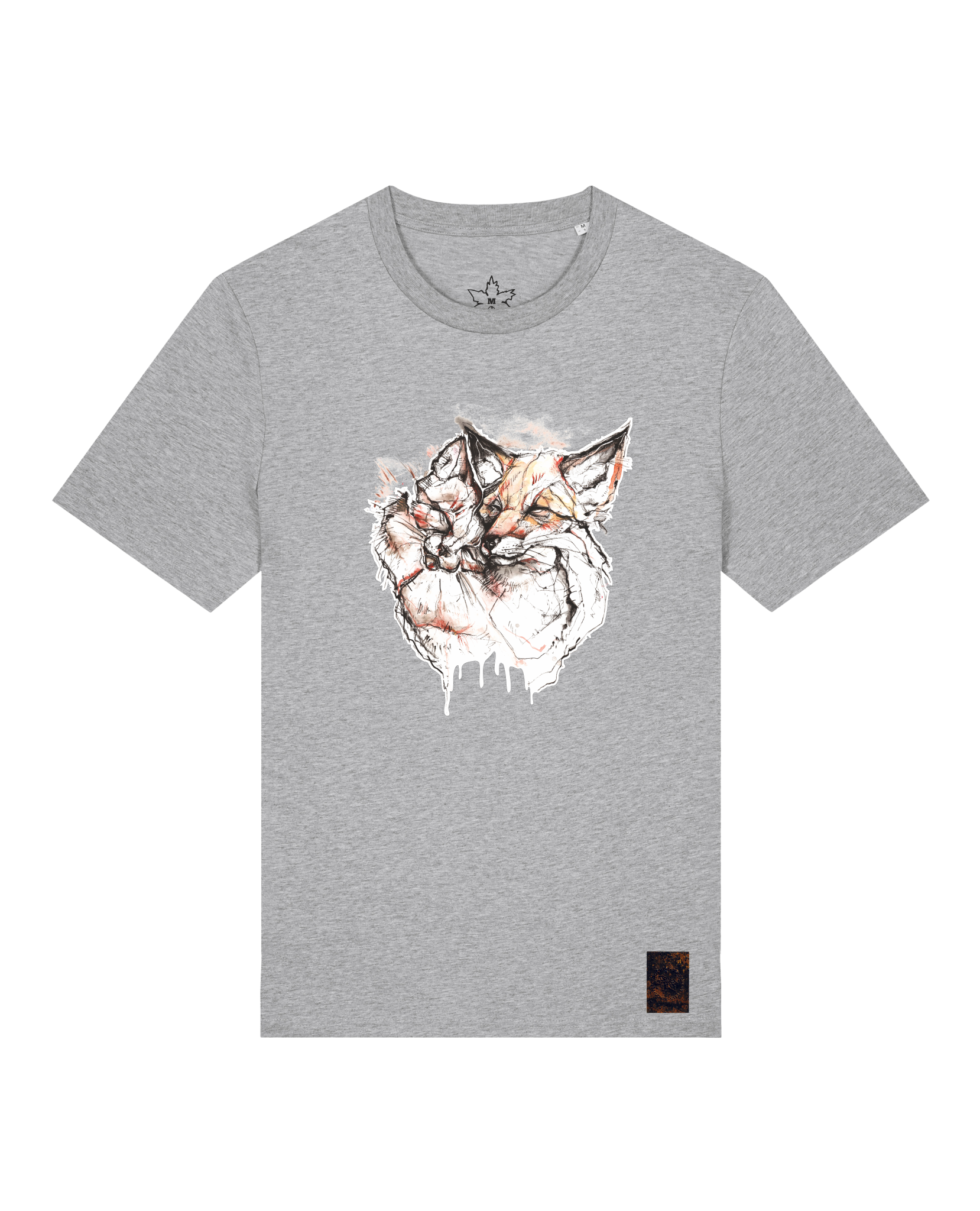 bio-unisex-medium fit-tshirt-fuchspaar-sttu169-mausgrau-front