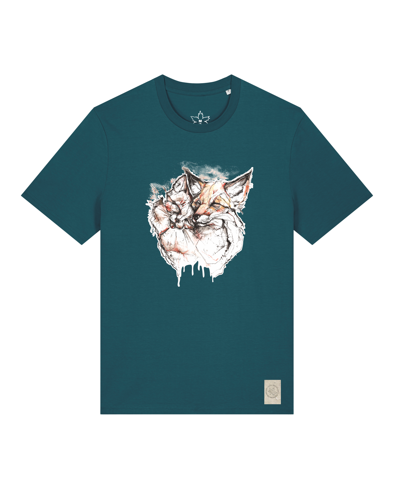 bio-unisex-medium fit-tshirt-fuchspaar-sttu169-nordmanntanne-front