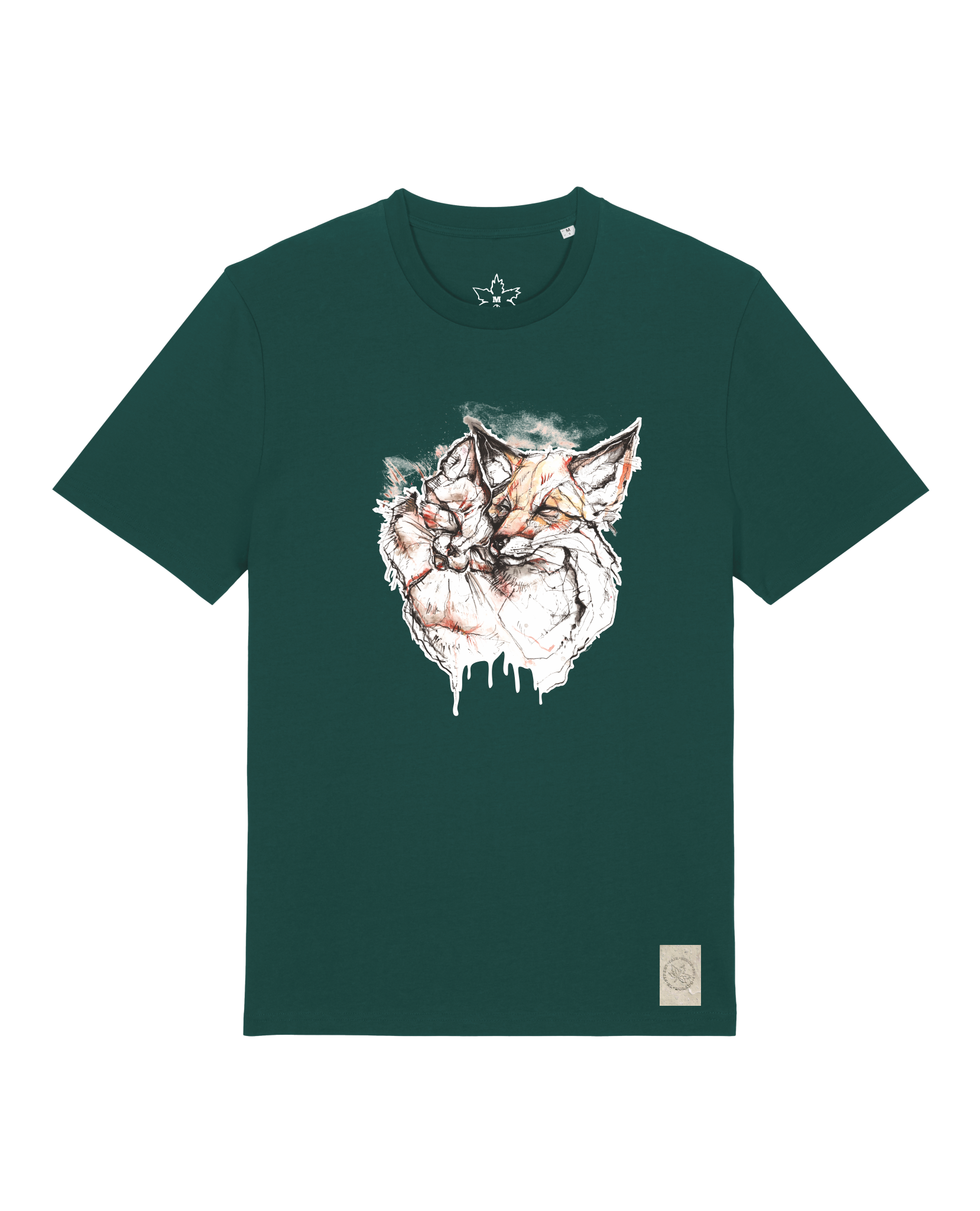 bio-unisex-medium fit-tshirt-fuchspaar-sttu169-spirulina-front