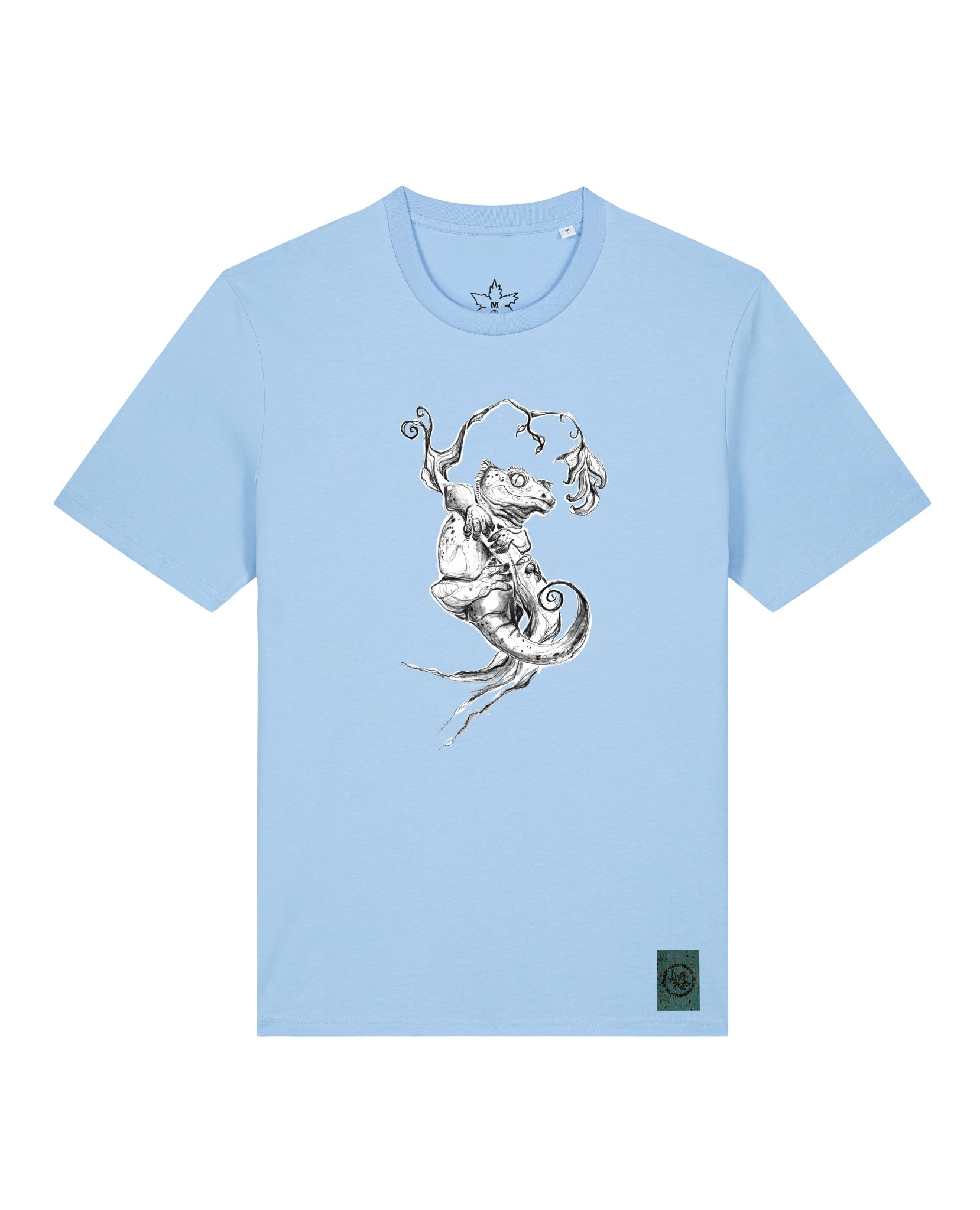 bio-unisex-medium fit-tshirt-gecko-sttu169-lagune-front