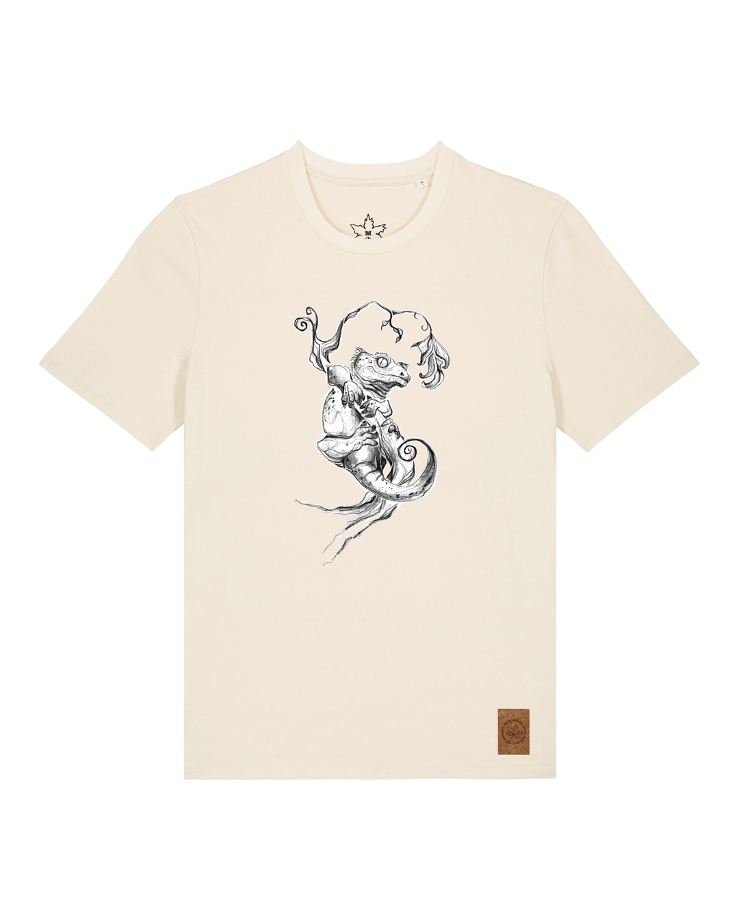 bio-unisex-medium fit-tshirt-gecko-sttu169-natur-front