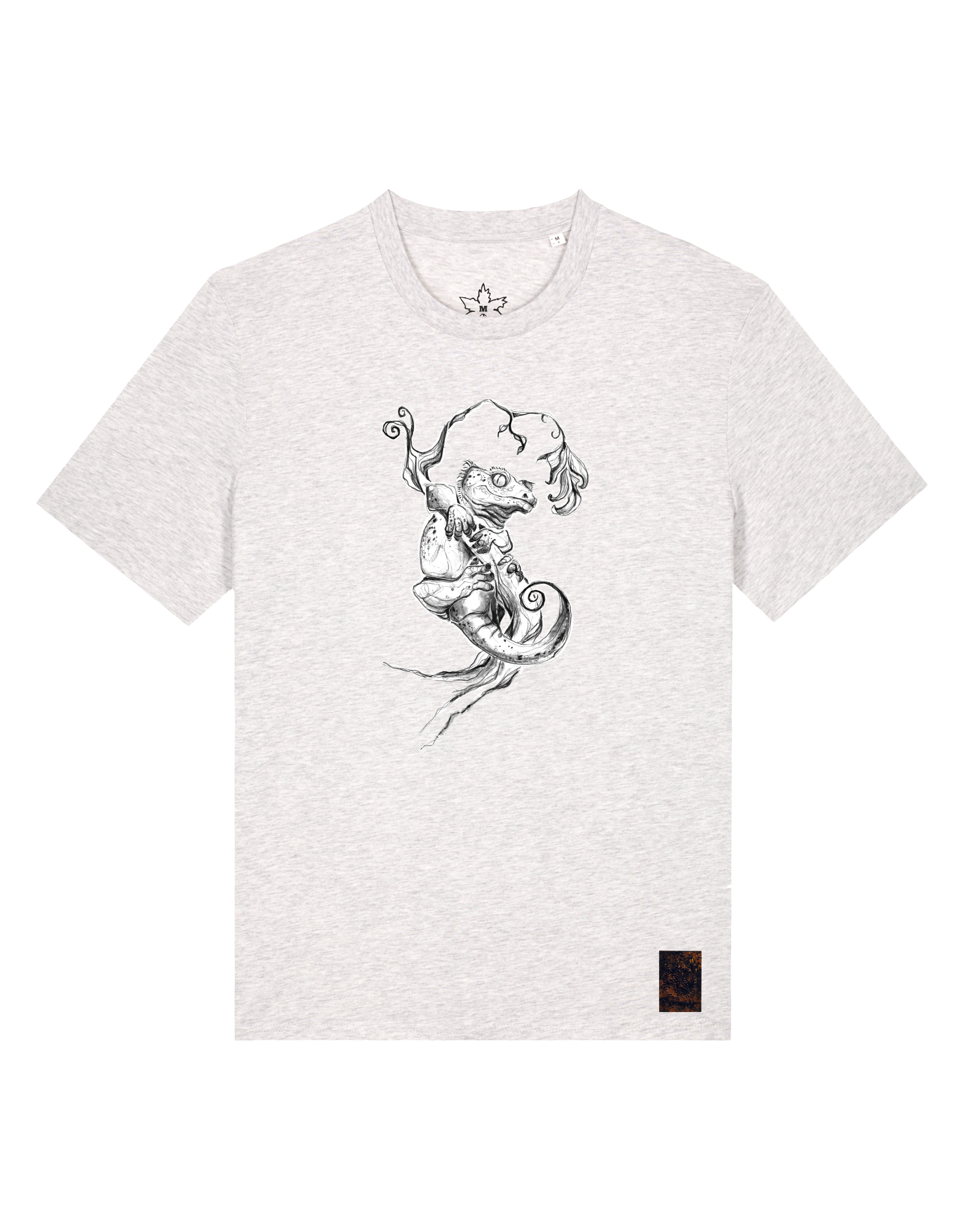 bio-unisex-medium fit-tshirt-gecko-sttu169-rennmaus-front