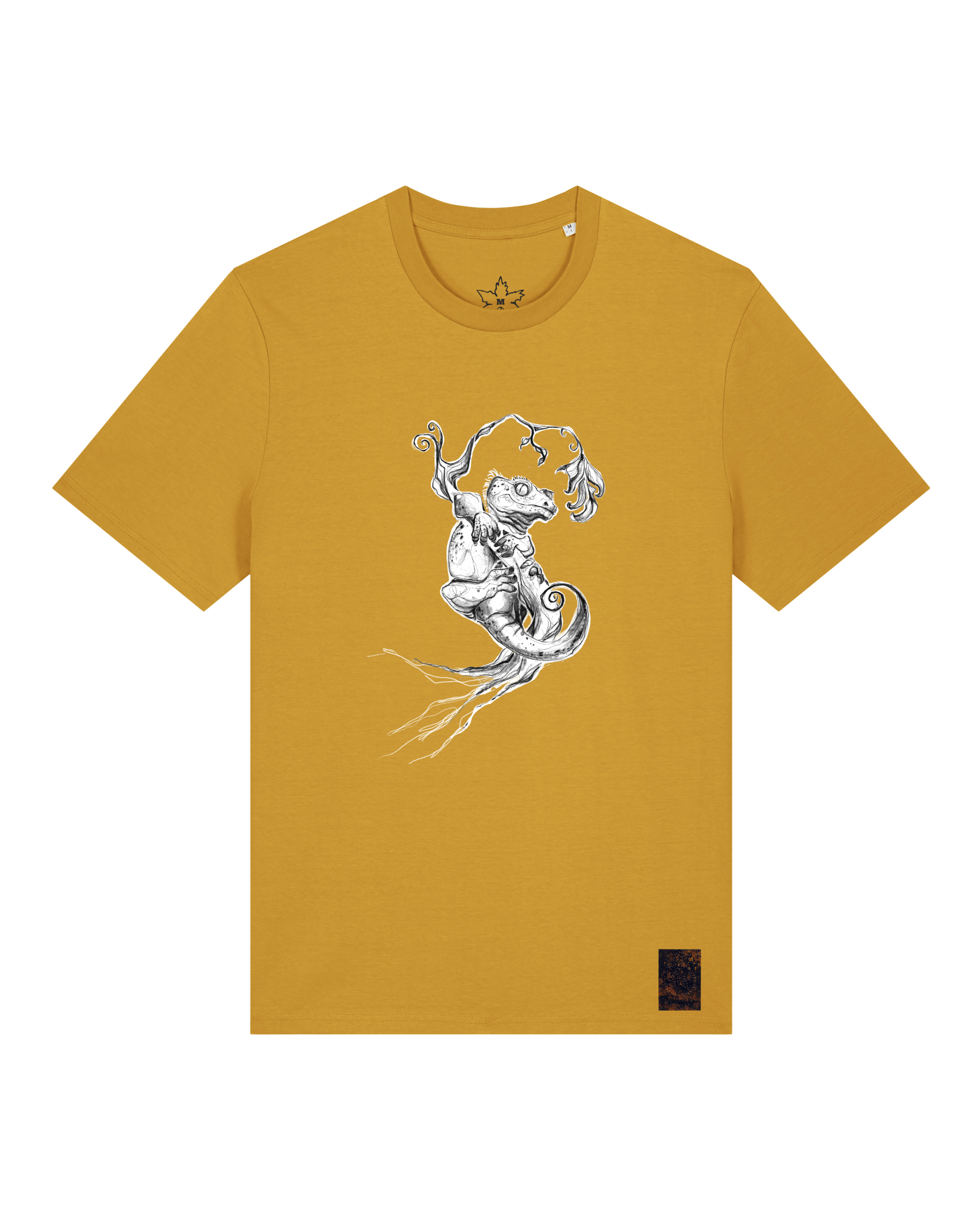 bio-unisex-medium fit-tshirt-gecko-sttu169-senf-front