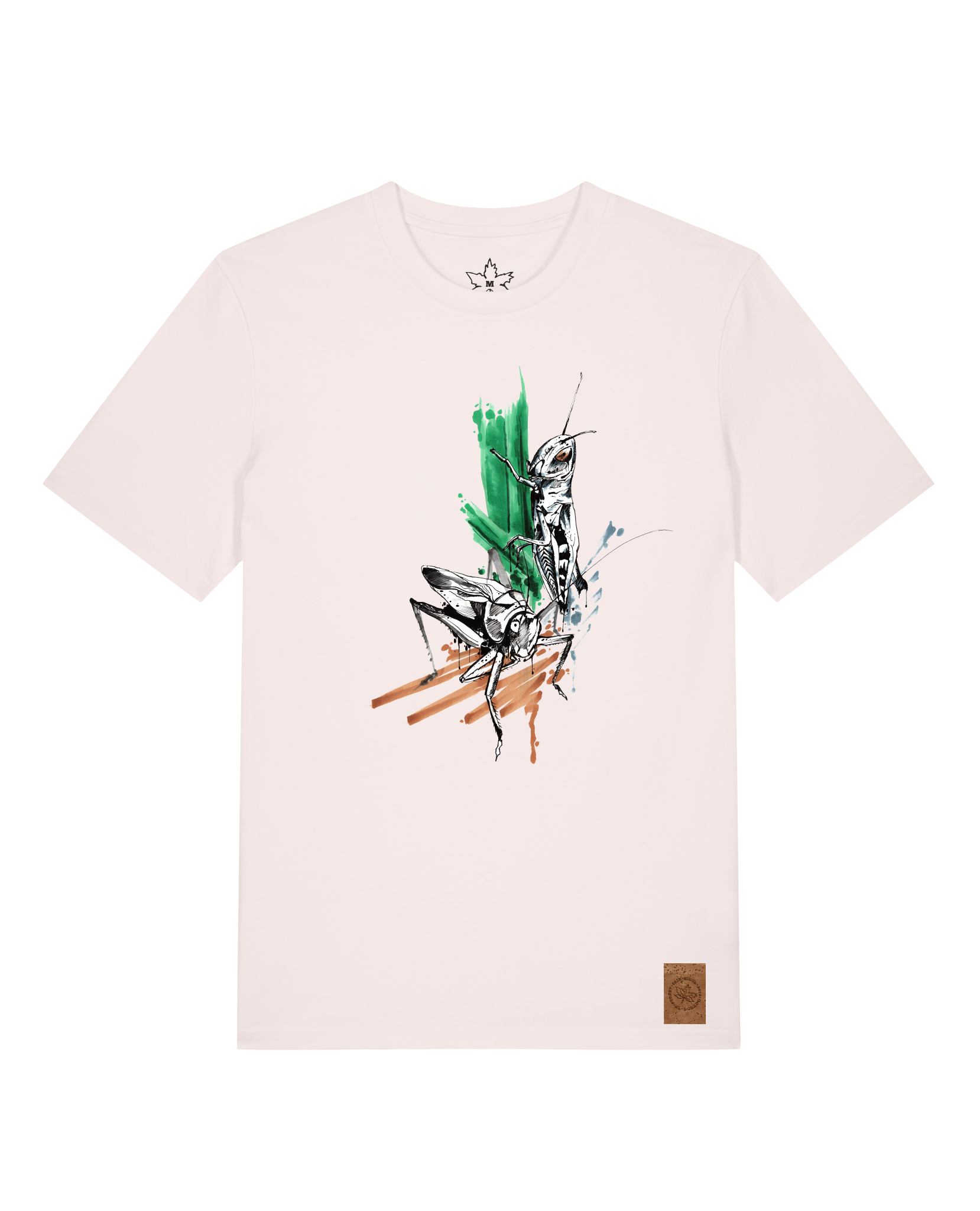 bio-unisex-medium fit-tshirt-grassland population-sttu169-baumwollblute-front