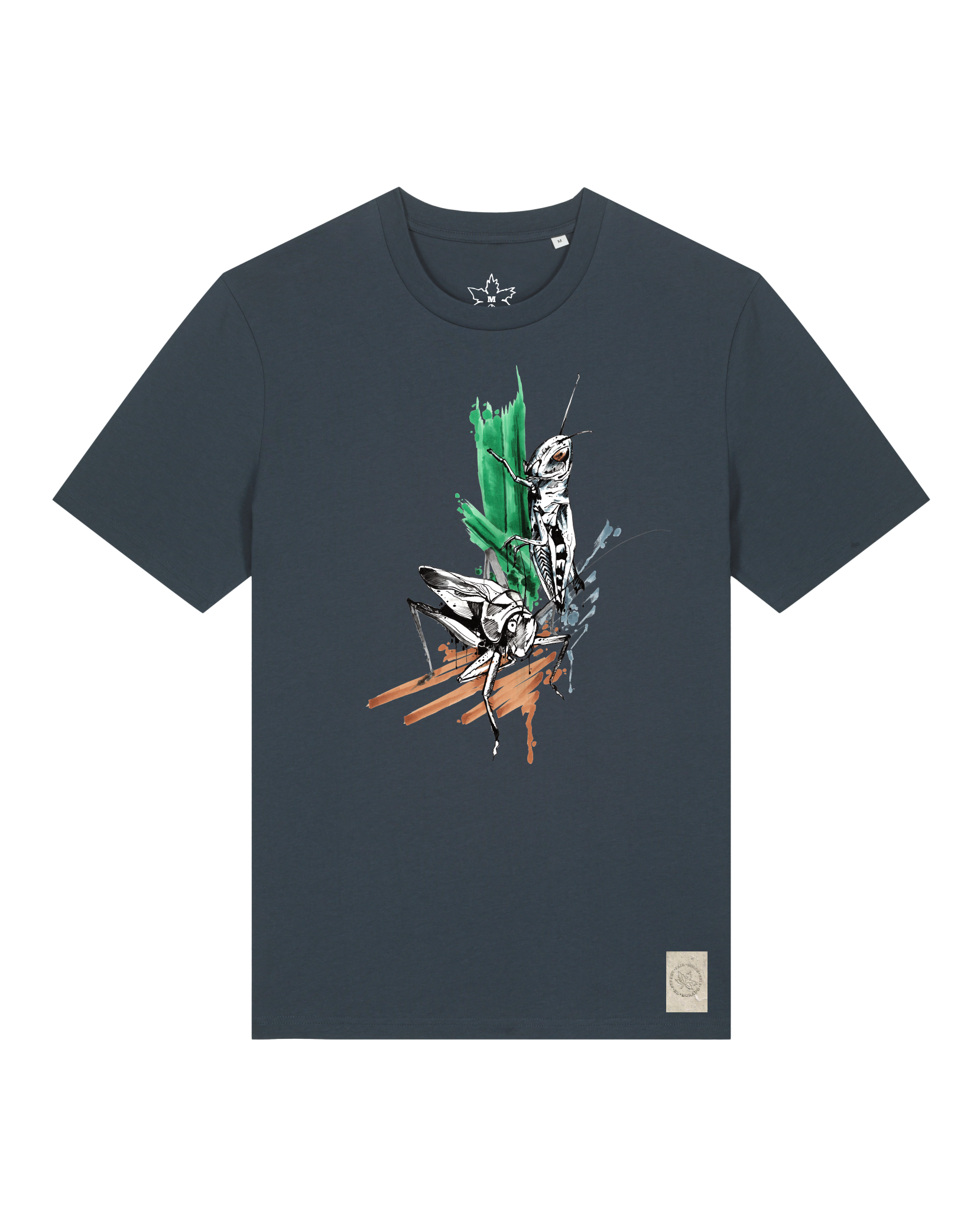 bio-unisex-medium fit-tshirt-grassland population-sttu169-blaubeernacht-front