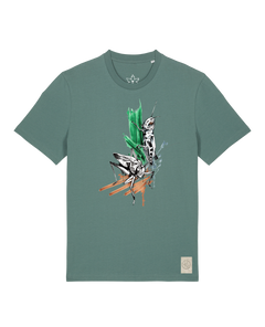 bio-unisex-medium fit-tshirt-grassland population-sttu169-blautanne-front
