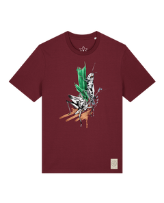 bio-unisex-medium fit-tshirt-grassland population-sttu169-burgunder rot-front
