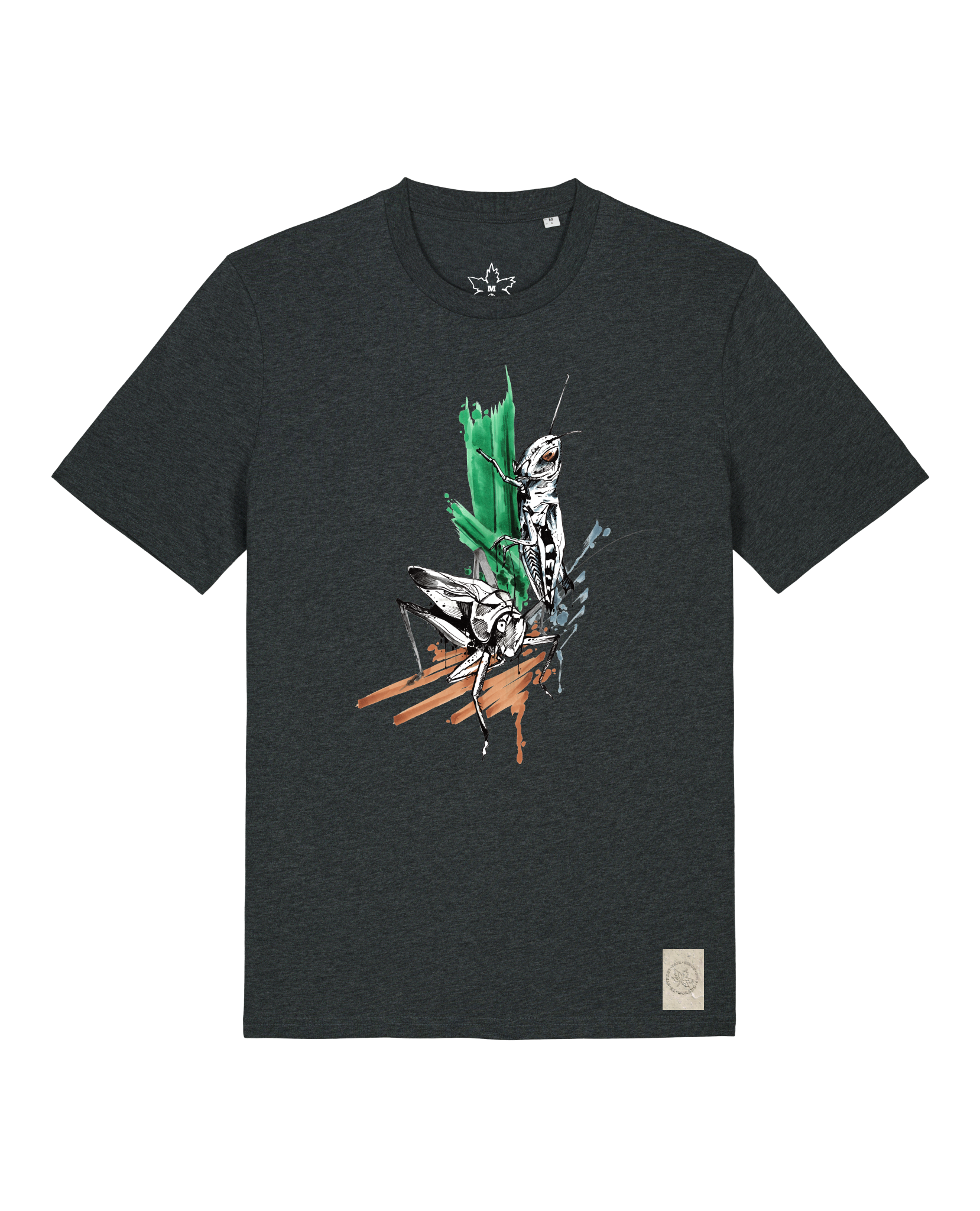 bio-unisex-medium fit-tshirt-grassland population-sttu169-elephant-front