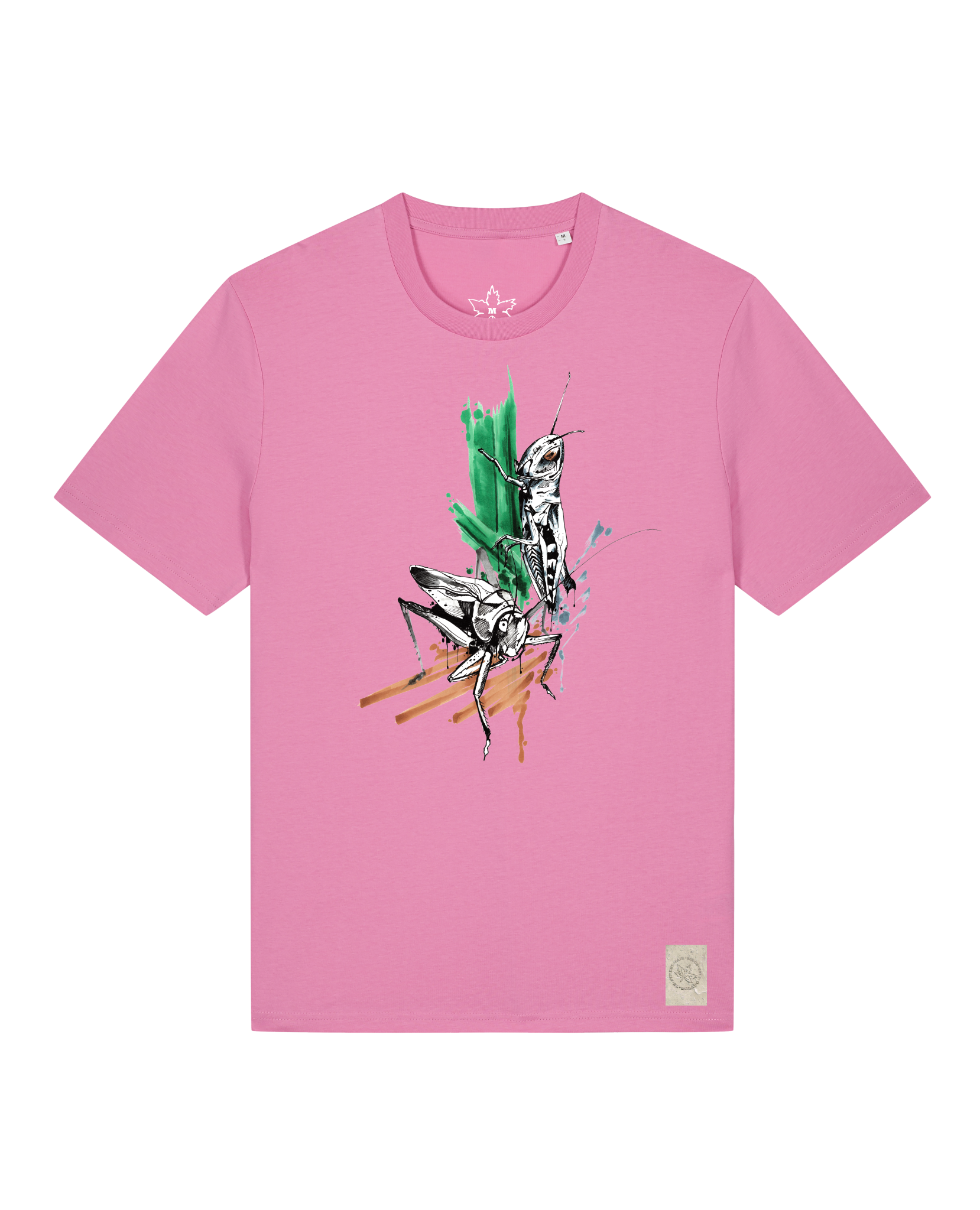 bio-unisex-medium fit-tshirt-grassland population-sttu169-kaugummi-front