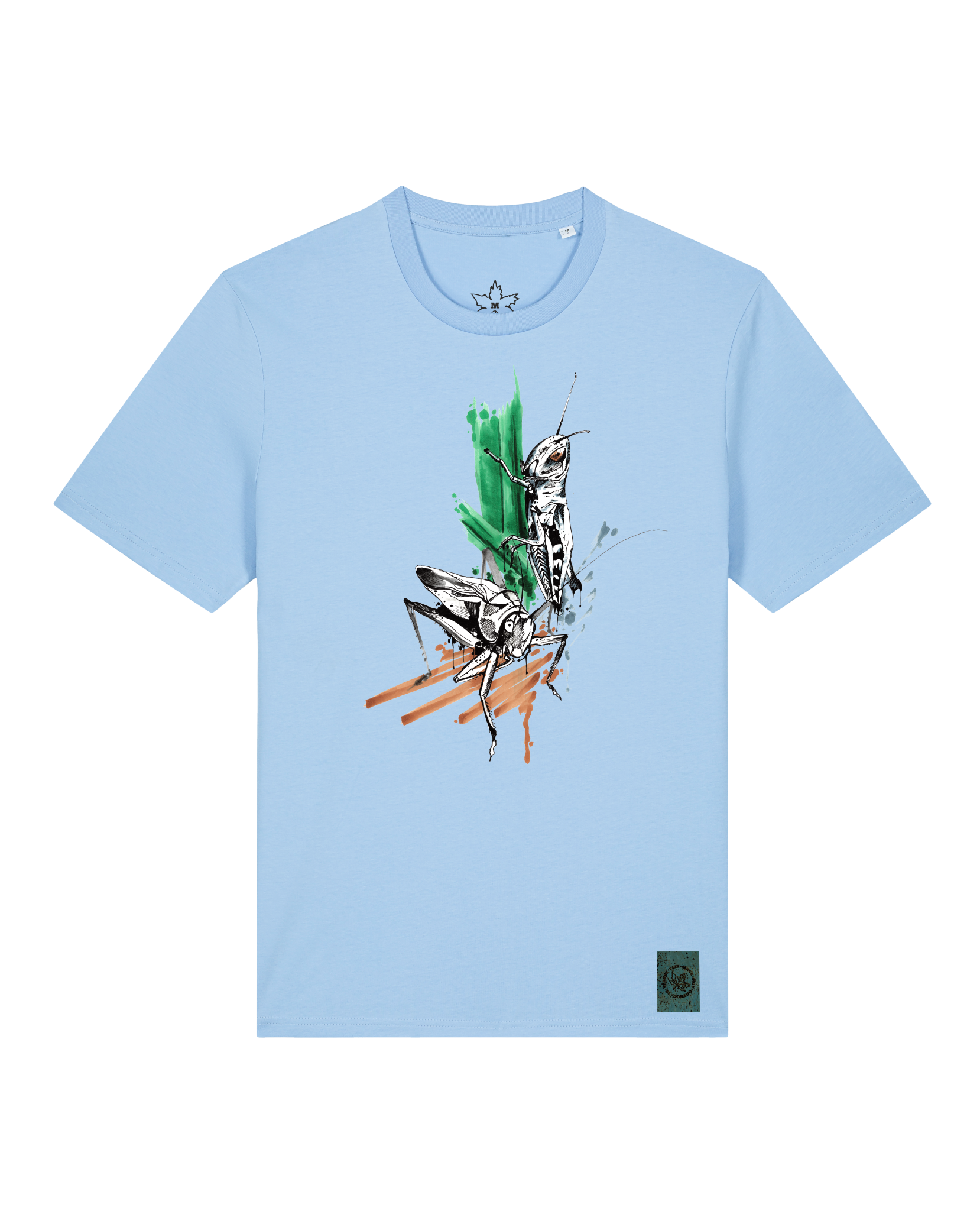 bio-unisex-medium fit-tshirt-grassland population-sttu169-lagune-front
