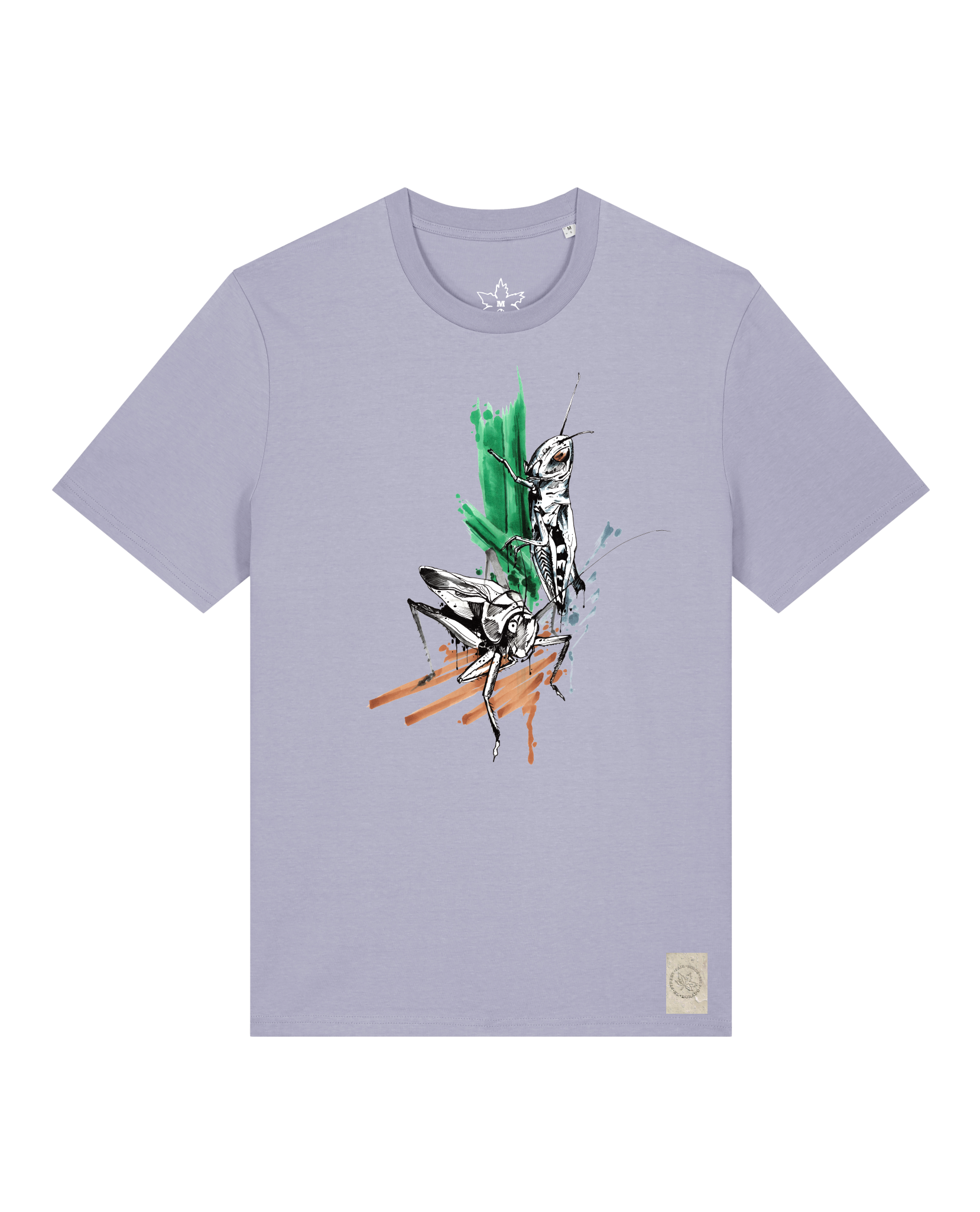bio-unisex-medium fit-tshirt-grassland population-sttu169-lavender-front