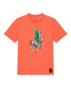 bio-unisex-medium fit-tshirt-grassland population-sttu169-mandarine-front