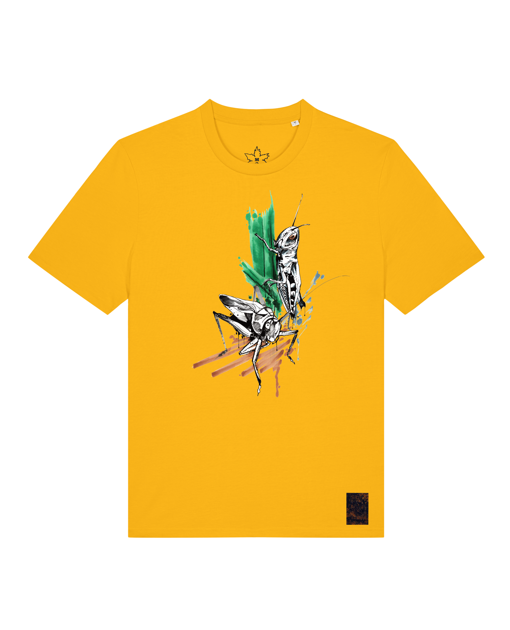 bio-unisex-medium fit-tshirt-grassland population-sttu169-sonnenblume-front