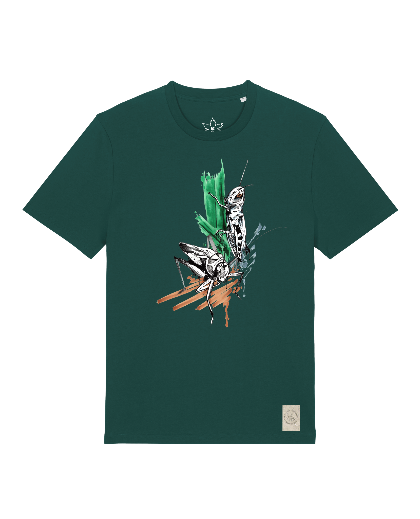bio-unisex-medium fit-tshirt-grassland population-sttu169-spirulina-front