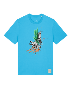 bio-unisex-medium fit-tshirt-grassland population-sttu169-wasserblau-front