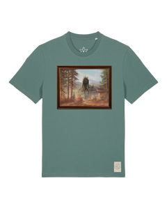 bio-unisex-medium fit-tshirt-herbst im riesengebirge-sttu169-blautanne-front