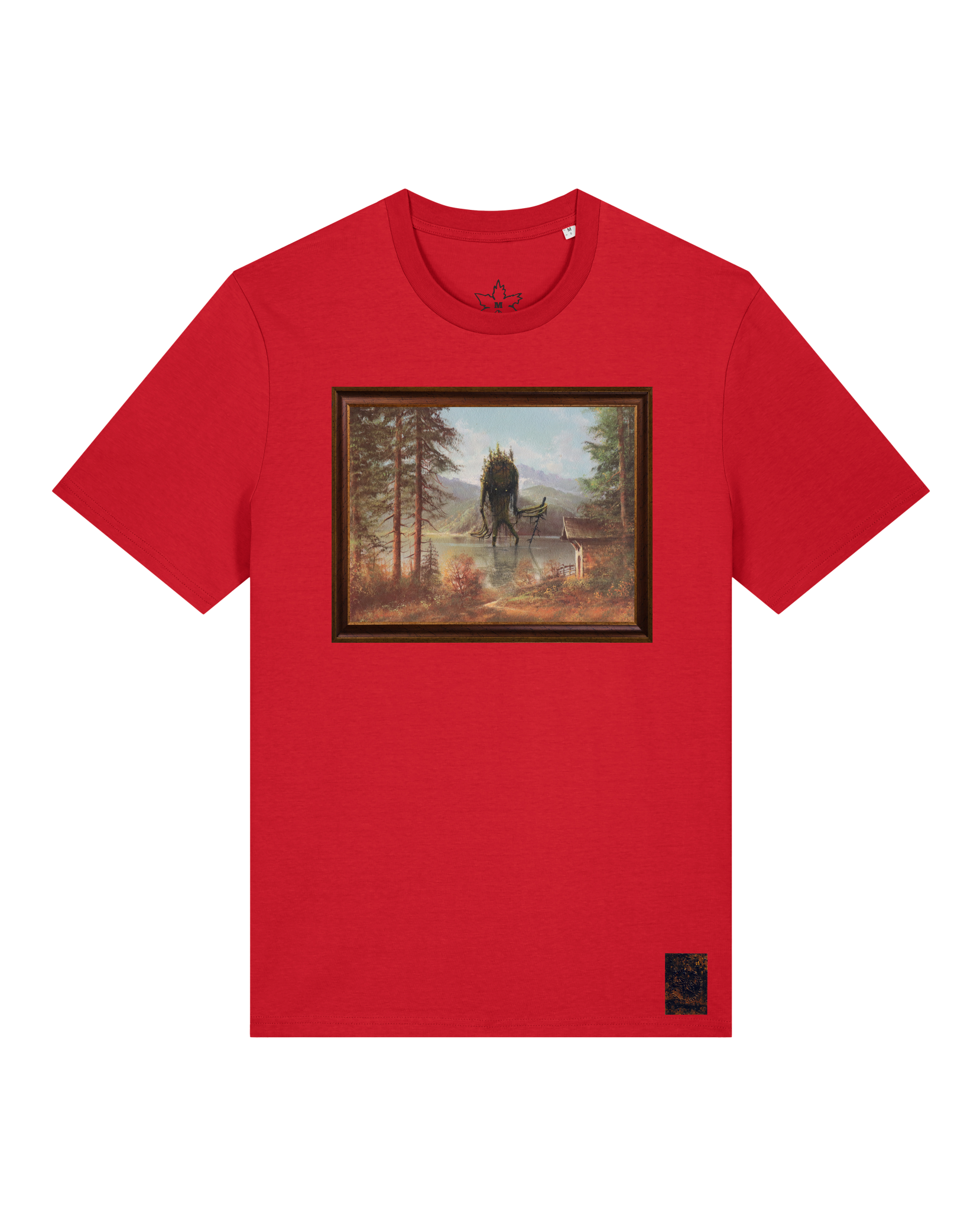 bio-unisex-medium fit-tshirt-herbst im riesengebirge-sttu169-erdbeere-front