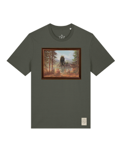bio-unisex-medium fit-tshirt-herbst im riesengebirge-sttu169-grunkohl-front