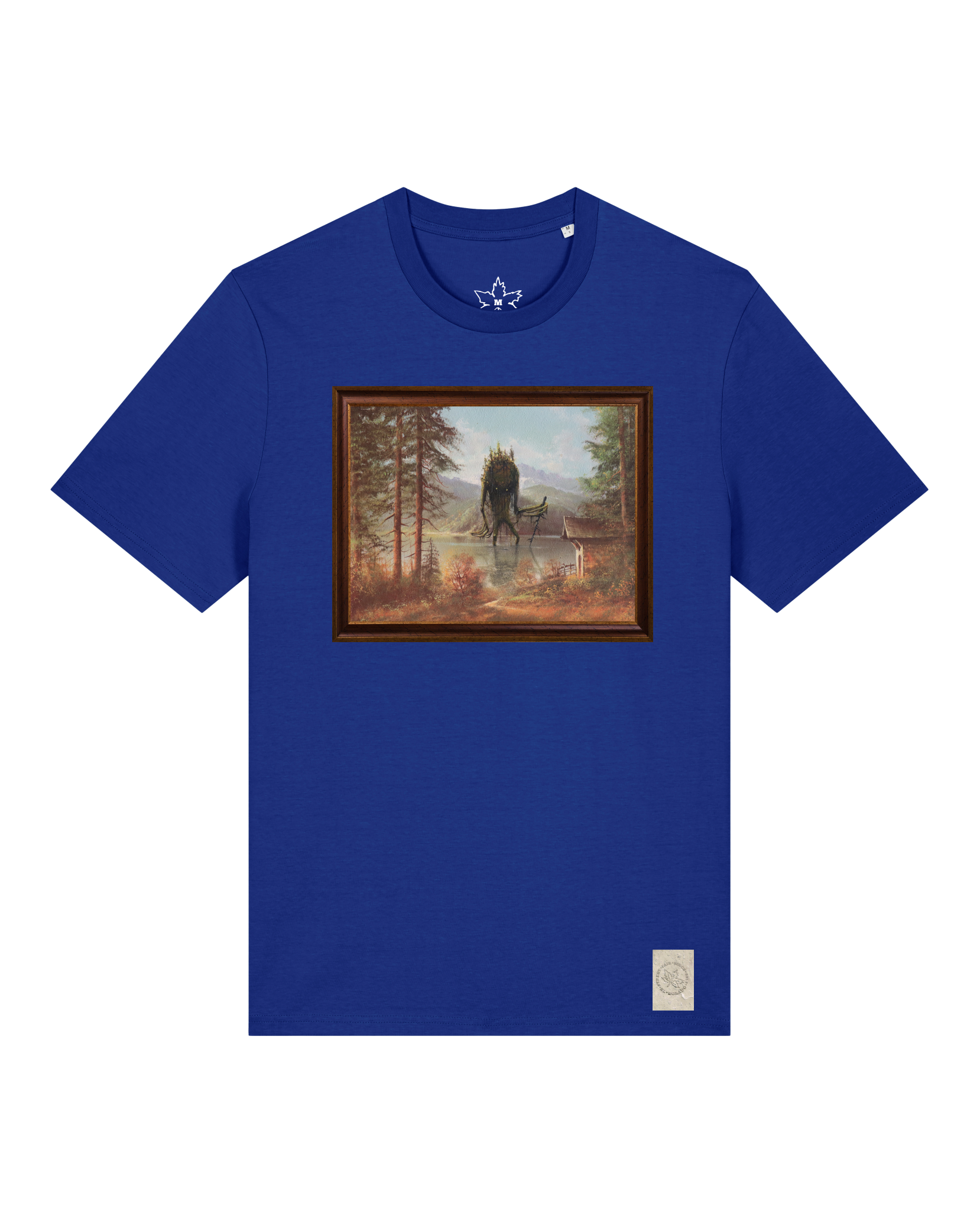 bio-unisex-medium fit-tshirt-herbst im riesengebirge-sttu169-kornblume-front