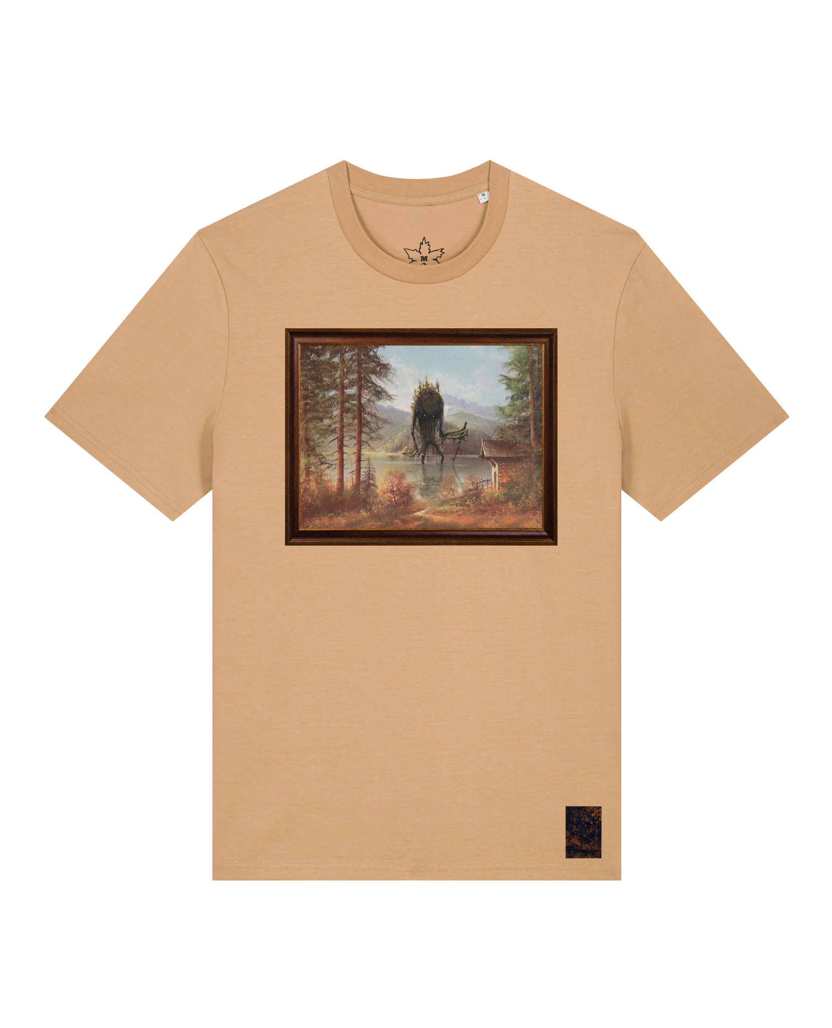 bio-unisex-medium fit-tshirt-herbst im riesengebirge-sttu169-meersand-front